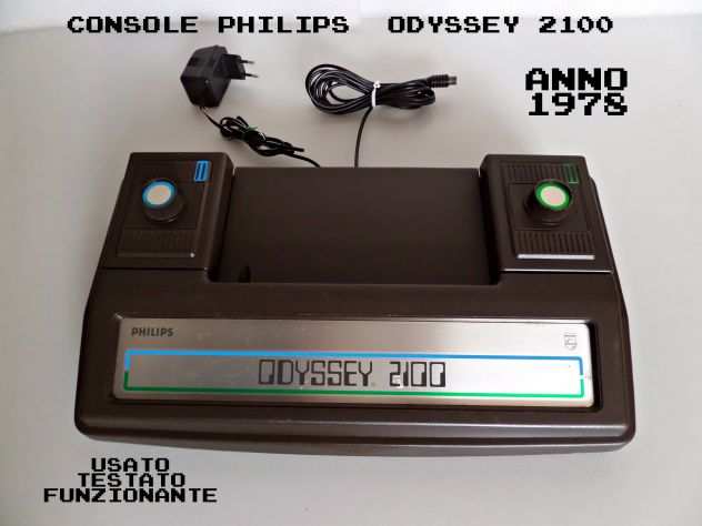Console Philips Odyssey 2100 (anno 1978) Funzionante