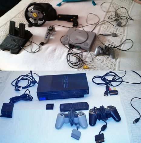 Console Playstation 1  Sony Playstation 2 giochi  Accessori