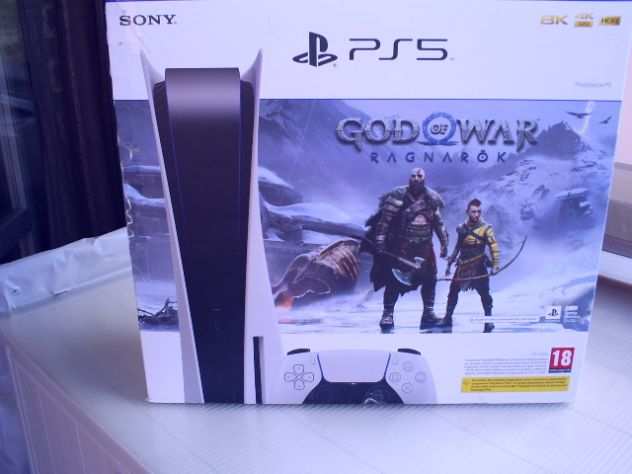 Console Sony PS5 Versione Disco Bundle Edition God of War Ragnarok