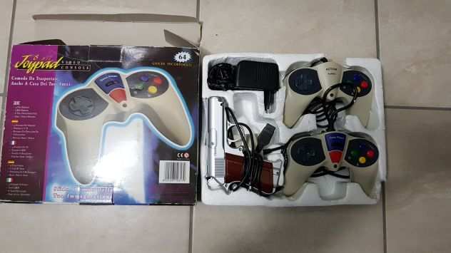 console videogames vintage con 64 giochi anni 80