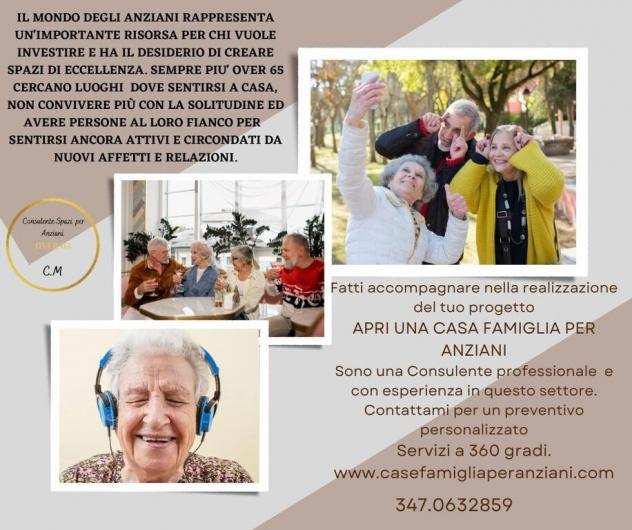 Consulente apertura casa famiglia Anziani