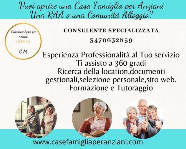 Consulente aperture Case famiglia per Anziani