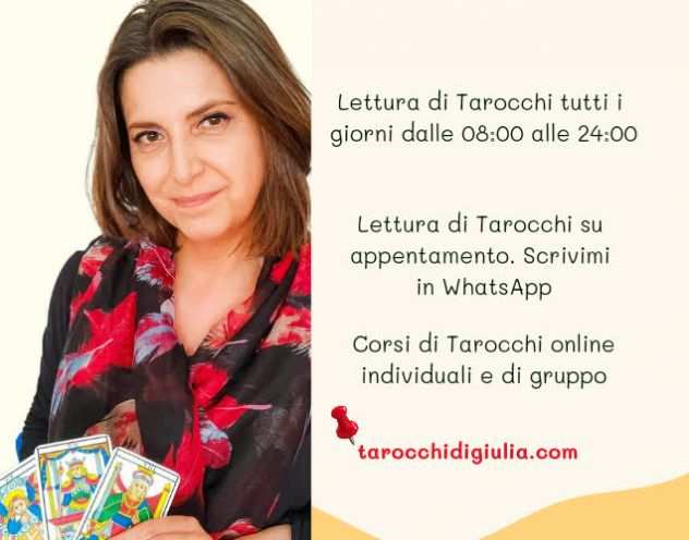 CONSULTO CARTOMANZIA AL TELEFONO - LETTURA TAROCCHI CARTOMANTE GIULIA