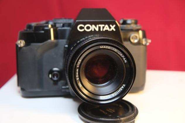 Contax contax 159 con obiettivo Yashica 50 mm f.1,7 Fotocamera analogica