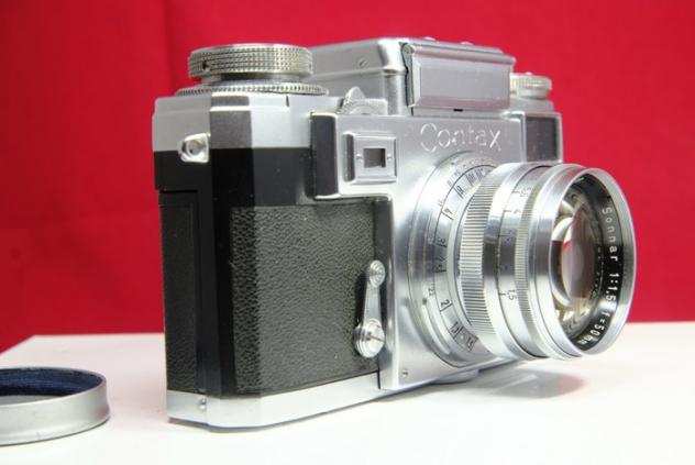 Contax III a con Zeiss-Opton Sonnar 1,550mm  Fotocamera a telemetro
