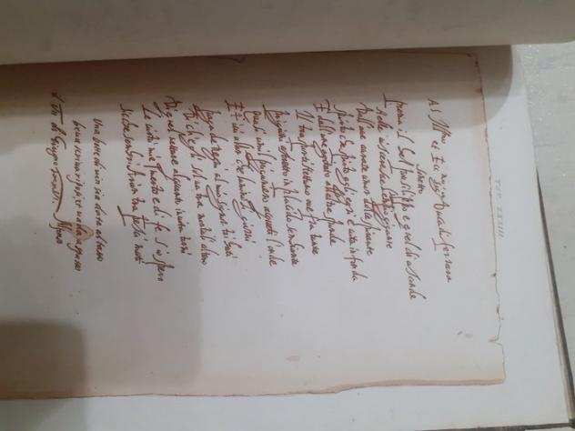 Conte Mariano Alberti - Manoscritti inediti di Torquato Tasso e altri pregevoli documenti - 1837