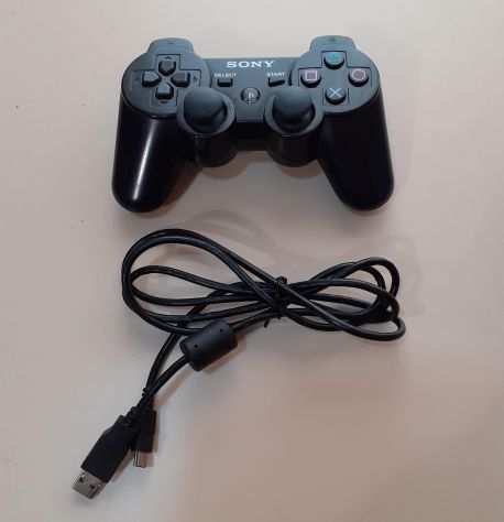 CONTROLLER WIRELESS ORIGINALE SONY  CAVO PER CARICARE IL PAD PS3