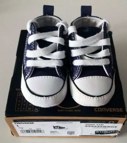 Converse blu taglia 17 NUOVE