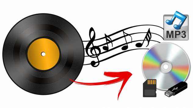 Conversione dischi vinile in MP3
