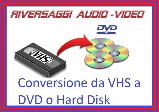 Conversione riversaggio da cassetta VHS a DVD