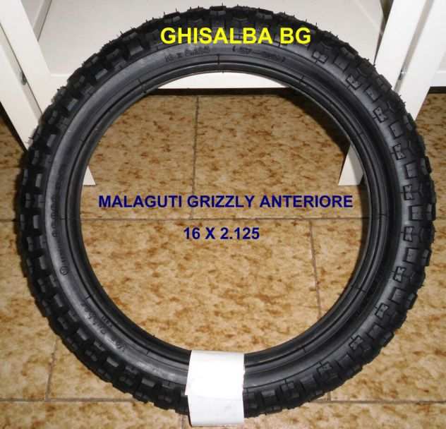 Copertone pneumatico 16X2.125 MALAGUTI GRIZZLY anteriore