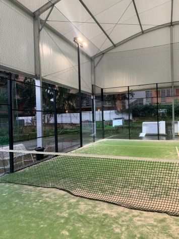 Copertura per campo da padel removibile in alluminio