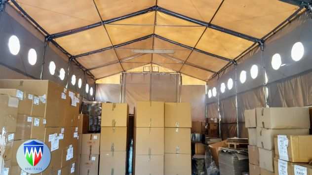 Coperture 8 x 10 x 5,45 mt. Tenso tendoni uso magazzino deposito rimessaggio