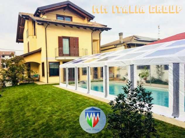 Coperture per piscine in pvc cristal velcro sistem