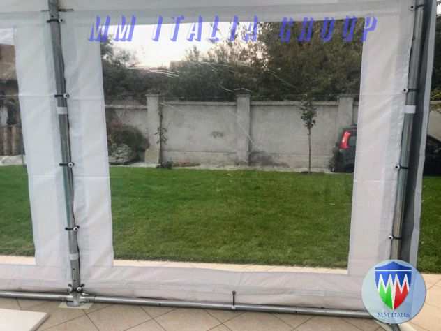 Coperture per piscine in pvc cristal velcro sistem