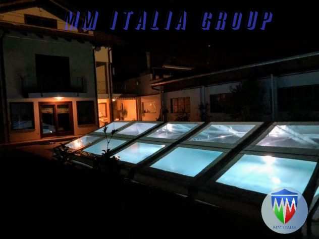 Coperture per piscine in pvc cristal velcro sistem