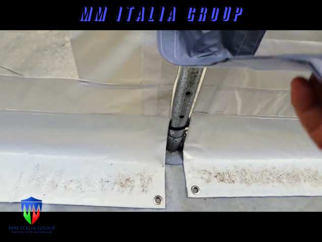 Coperture per piscine in pvc cristal velcro sistem
