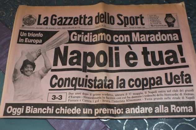 Coppa UEFA SSC Napoli (quotidiani e riviste)