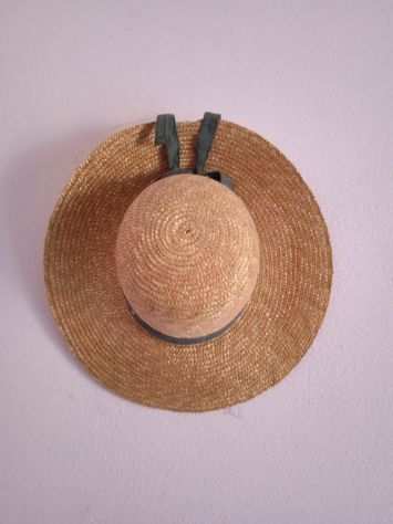 Coppia cappelli in paglia originali da Mondina