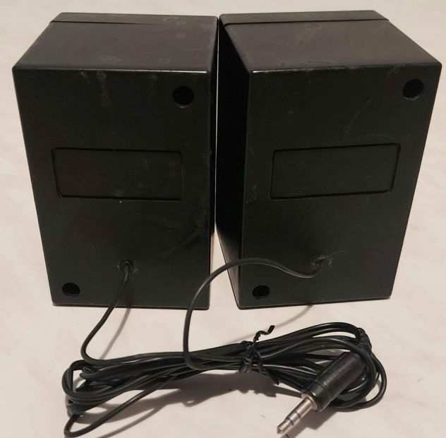 Coppia Casse Mini UNI-TONE SP-88 Digital Audio System Jack 3.5 Dynamic Equalizer