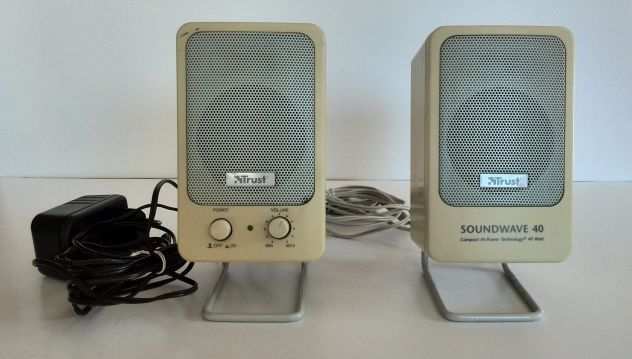 Coppia di altoparlanti TRUST SoundWave 40 per pc