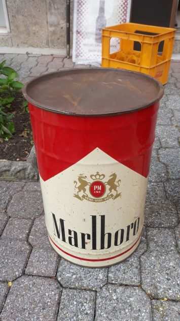 COPPIA DI BIDONIPOUFF VINTAGE ORIGINALI MARLBORO