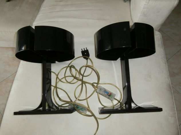 coppia di lampade da tavolo,ogg. design-modernariato