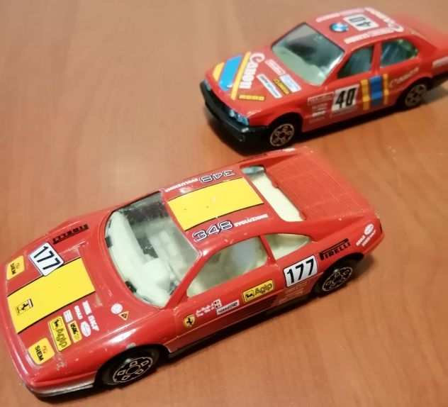 Coppia di modellini BBurago BMW 535 I  FERRARI 348 TB - Scala 1-43