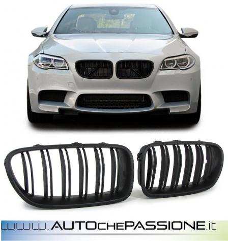 Coppia Griglie Nere opache per BMW Serie 5 F10 F11