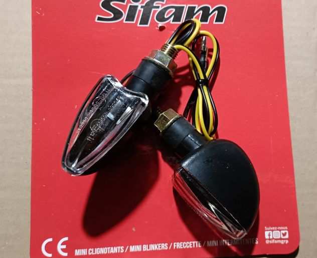 Coppia mini frecce ciclomotore moto Sifam CLI7009