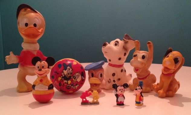 Coppia Topolino e Pippo Walt Disney originali anni 60