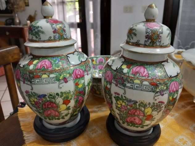 Coppia vasi cinesi porcellana