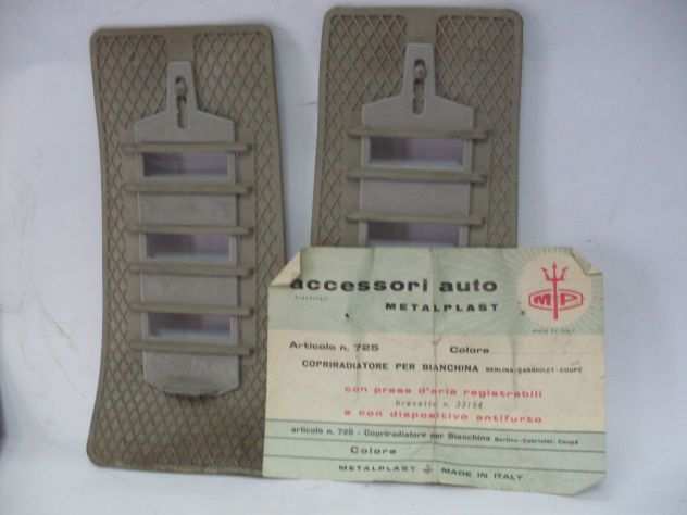 Copriradiatore gomma auto Autobianchi Bianchina