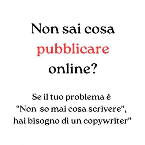 Copywriter Freelance per i tuoi contenuti