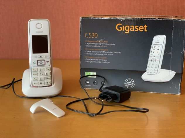 CORDLESS GIGASET C530 BIANCO ECO DECT