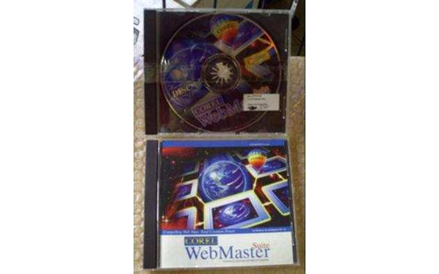 Corel WebMaster Suite per Windows 95 vintage