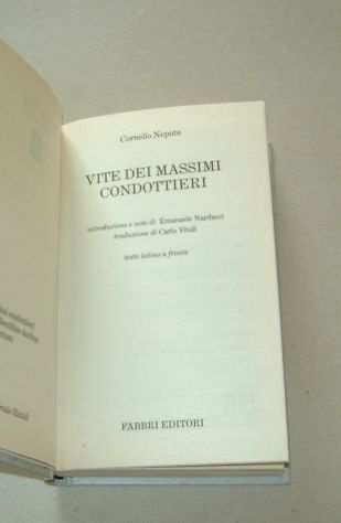 CORNELIO - Vite dei massimi condottieri