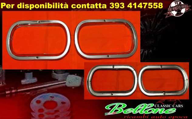 Cornice faro Renault 10 seconda serie coppia nuove