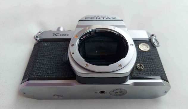 Corpo macchina fotografica Pentax Asahi K1000 non funzionante x pezzi di ricambi