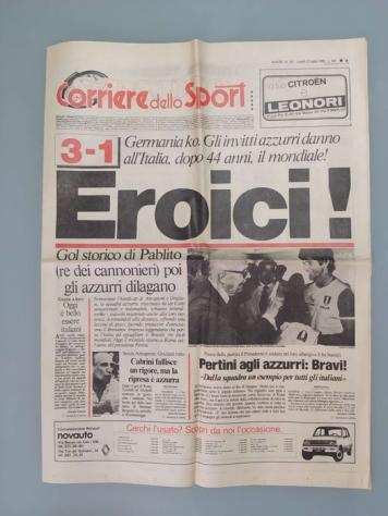 Corriere dello sport - 12 Luglio 1982 - Italia Campione del Mondo - 1982