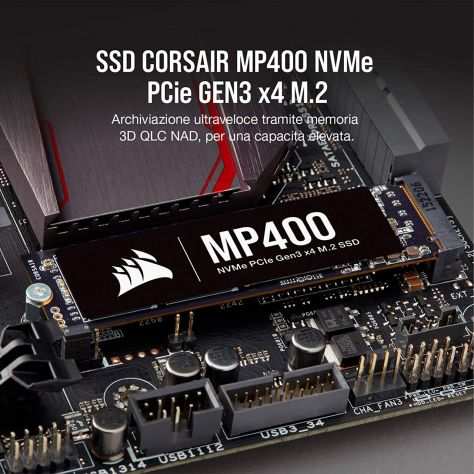 Corsair CSSD F4000 GBMP400 da 4Tb Gen3 PCIe x4 NVMe M.2 SSD