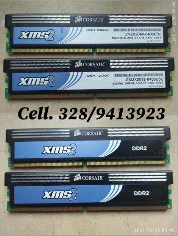 Corsair xms2 DDR2 CM2x2084-6400C5C Corsair xms2 DDR2 CM2x208 Usato