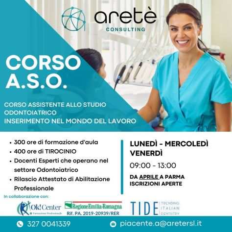CORSO ASO 700 ore - ASSISTENTE STUDIO ODONTOIATRICO