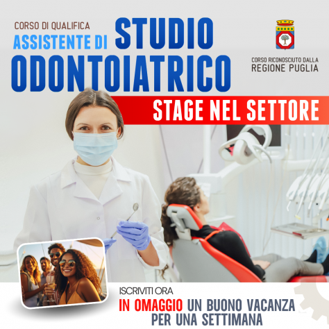 CORSO ASSISTENTE DI STUDIO ODONTOIATRICO (A.S.O.)