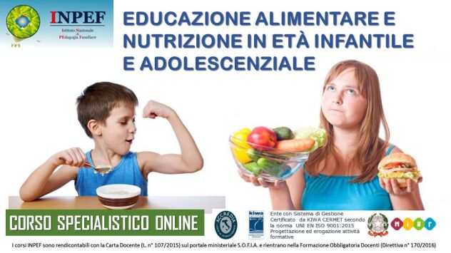 Corso di Educazione Alimentare e Nutrizione