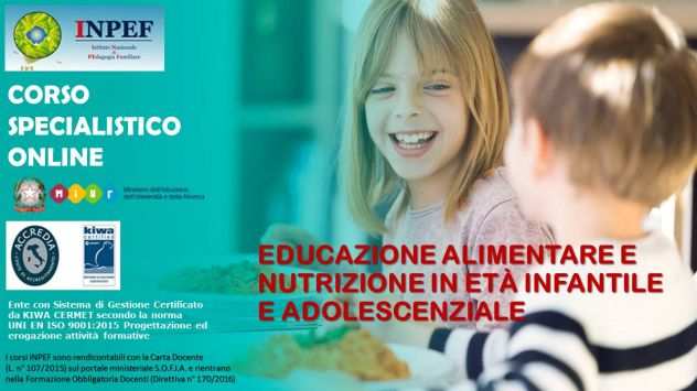 Corso di Educazione Alimentare e Nutrizione