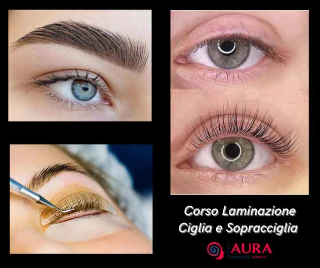 Corso di Laminazione, Nutrizione e Colorazione di Ciglia e Sopracciglia