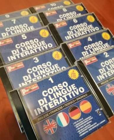 Corso di Lingue Interattivo ING - FRA - TED - SPA serie completa 10 CD-ROM