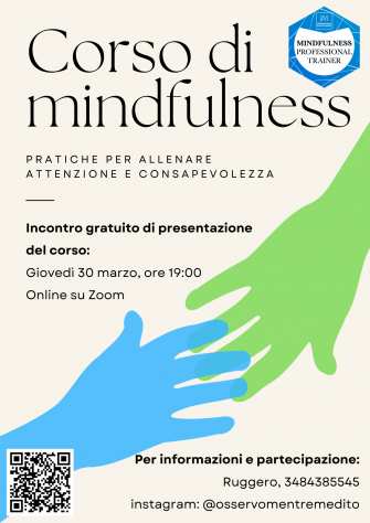 Corso di mindfulness online