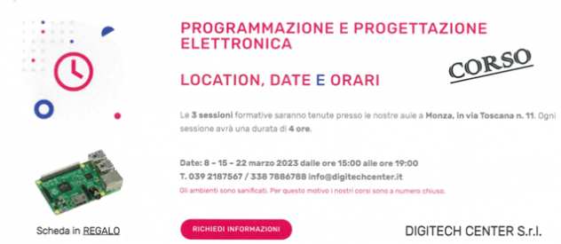 Corso di Programmazione e Progettazione Elettronica